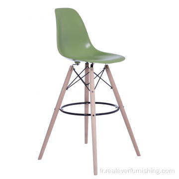 La réplique de la chaise de bar en plastique eames dsw